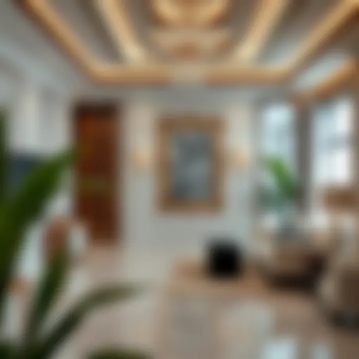 Interior of a luxurious Wasl property