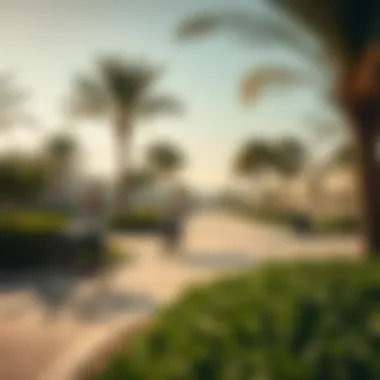 Scenic parks and community spaces in Falcon City