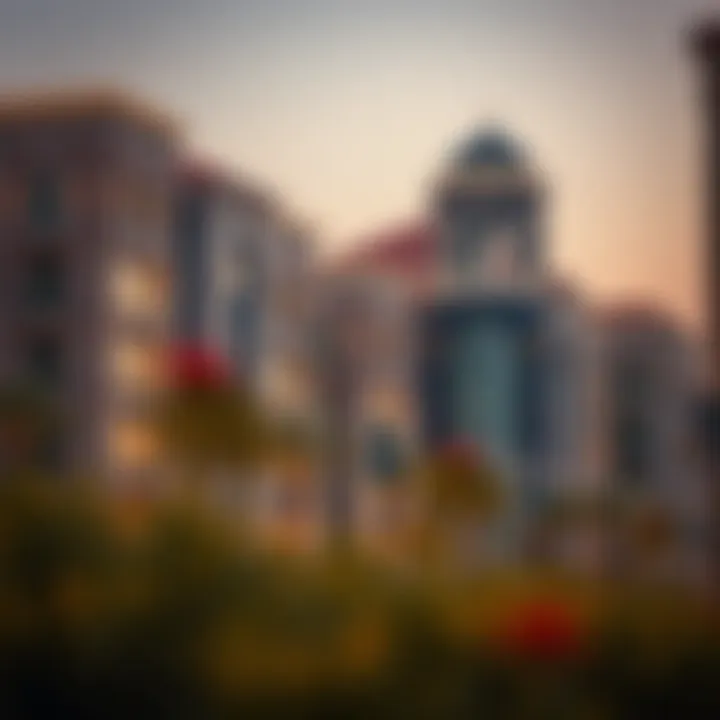 Luxurious residential properties within Falcon City