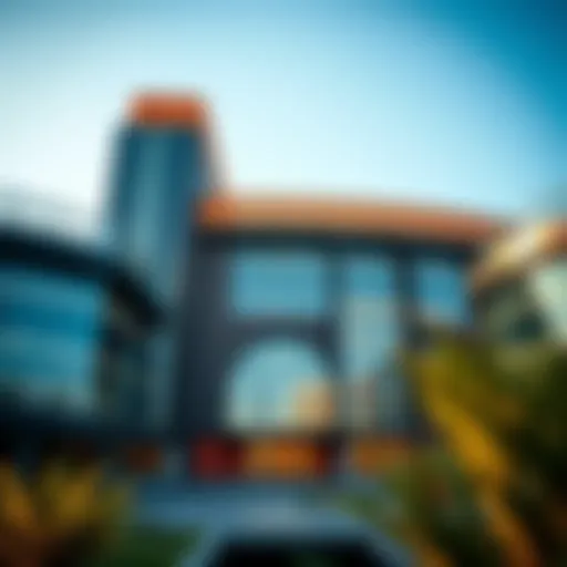 Architectural view of ICD Brookfield Place showcasing its modern design