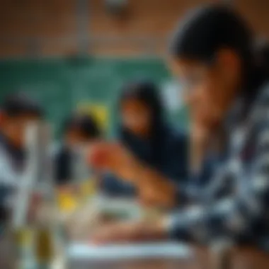 Hands-on Learning Experiences in Dubai Schools Students engaging in a science experiment during an extracurricular activity