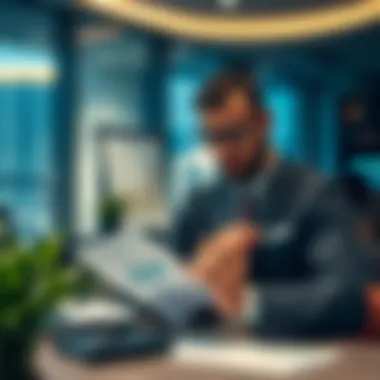 Financial Stability Assessment of UAE Banks A financial analyst reviewing stability metrics of banks in the UAE.