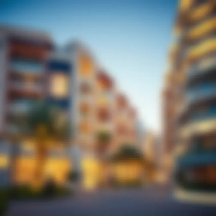 Architectural details of JBR Bahar residences