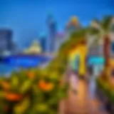 Scenic view of JBR Walk showcasing vibrant atmosphere