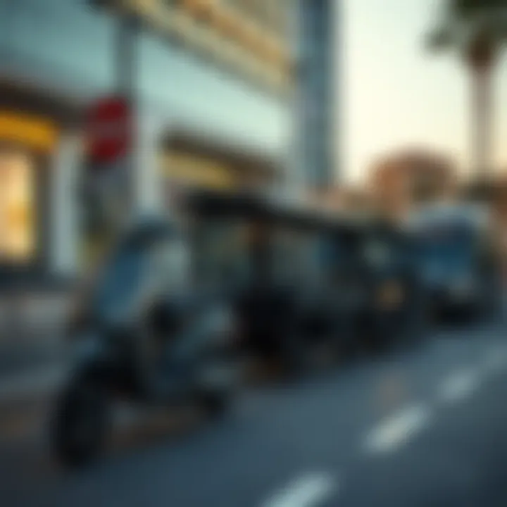 Alternative transportation options near JBR Walk