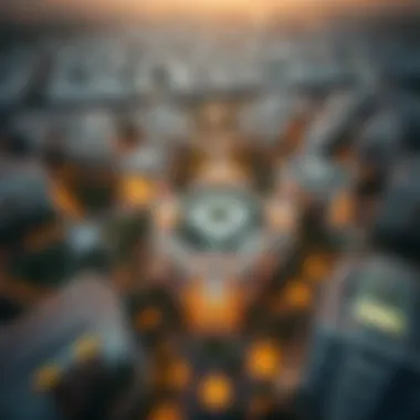 Aerial view of Jumeirah Village Triangle demonstrating its real estate potential