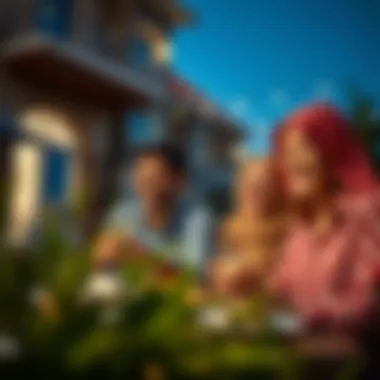 Community Lifestyle in Layan Happy tenants enjoying community lifestyle in Layan