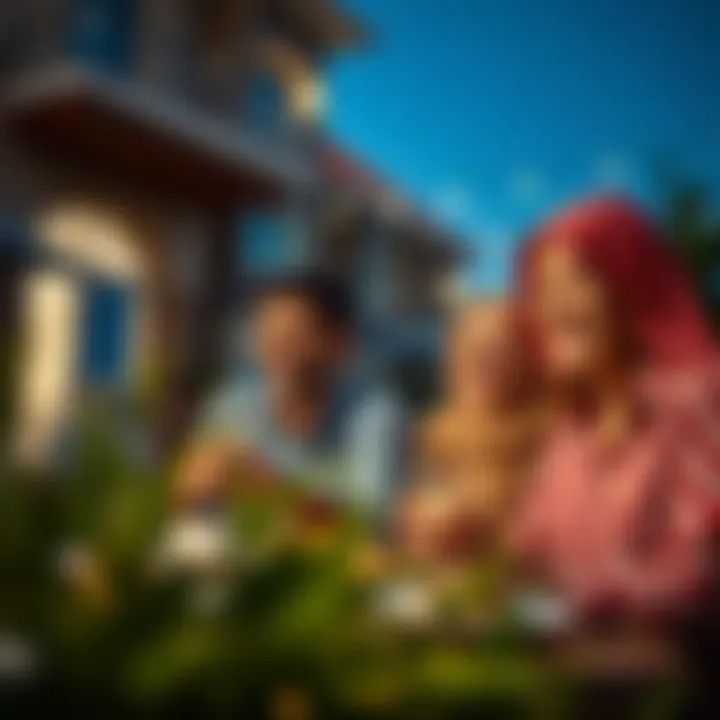 Community Lifestyle in Layan Happy tenants enjoying community lifestyle in Layan