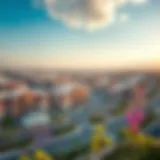 Stunning view of Layan community residential buildings