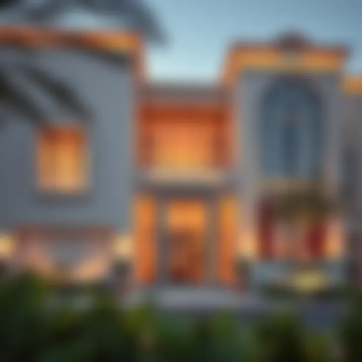 Architectural Elegance of Lux-Sar Properties Stunning facade of a Lux-Sar property showcasing modern architecture