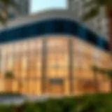 Luxurious facade of Mercedes Benz Places showcasing architectural innovation