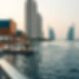 Luxurious waterfront view of Mina Abu Dhabi