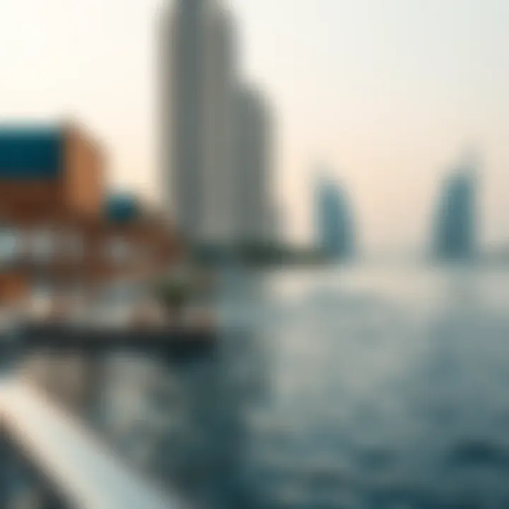 Luxurious waterfront view of Mina Abu Dhabi