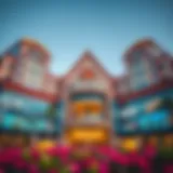 Stunning exterior view of Moe Mall showcasing its architectural design