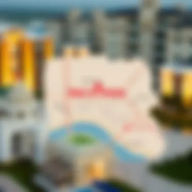 Geographical Map of Nad Al Sheba Gardens Map highlighting the strategic location of Nad Al Sheba Gardens within Dubai