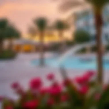 Community amenities in Nakheel International City, featuring parks and recreational spaces