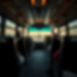 Scenic view of the bus traveling from Dubai to Ras Al Khaimah