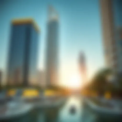 Stunning view of Clover Bay Tower's architecture