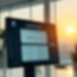 Digital interface displaying the Dubai visa check portal