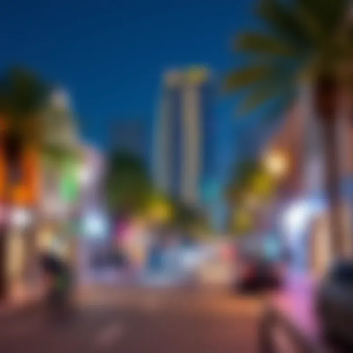 Vibrant Neighborhood Street View Vibrant neighborhood street view of Dubai