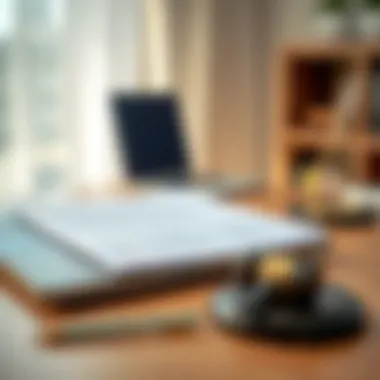 Understanding the Legal Framework for Freelancers Legal documents and a laptop on a desk