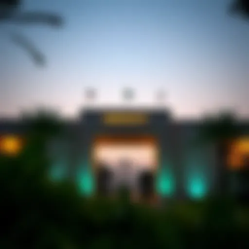 Gateway symbolizing residency in the UAE