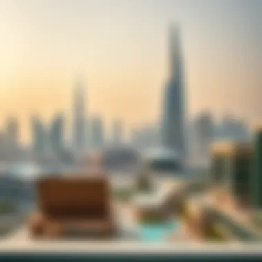 Dubai's Architectural Marvels A panoramic view of Dubai's skyline showcasing modern architecture