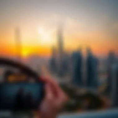 New Beginnings in Dubai A beautiful sunset over Dubai, representing new beginnings