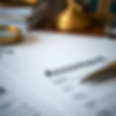 Essential Documents for Bank Account Opening Close-up of documents required for opening a bank account