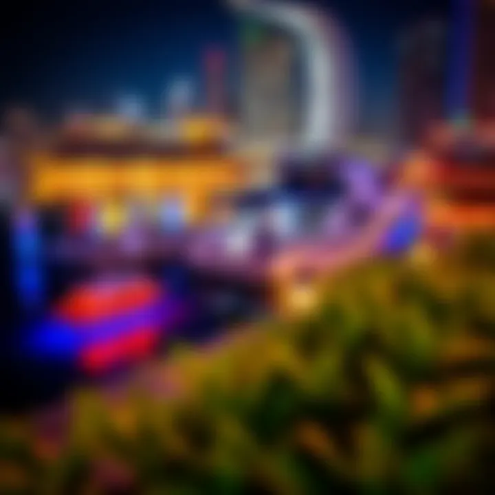 Vibrant nightlife and waterfront in Dubai Marina