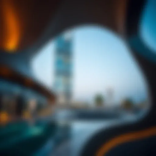 Architectural Marvel of Mag Eye Stunning architectural view of Mag Eye in Dubai