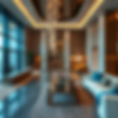 Luxurious Interiors of Palm Tower Interior design showcasing luxury and elegance