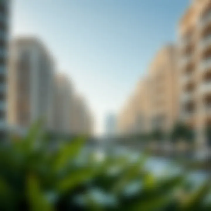 Modern residential complex illustrating luxury living in Dubai