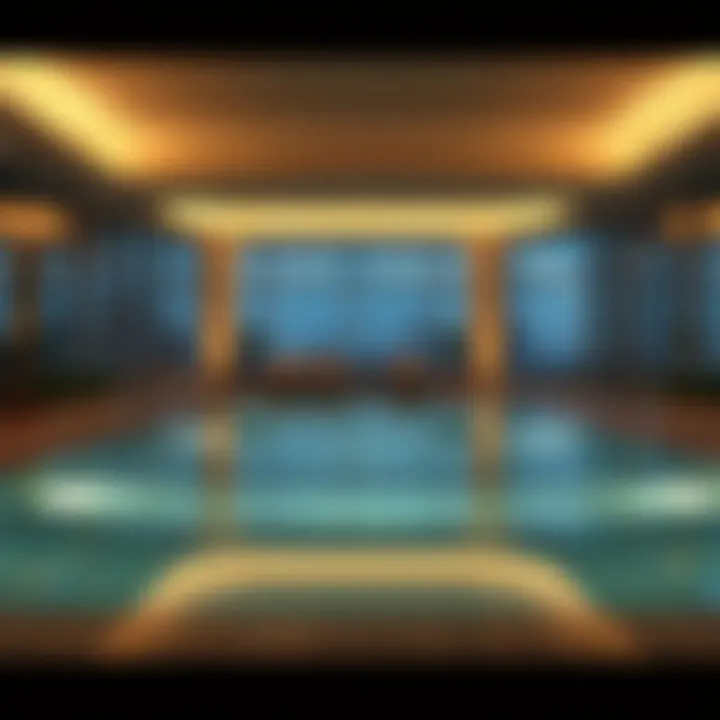 Exclusive Amenities at Paramount Tower Amenities including a rooftop pool and wellness center