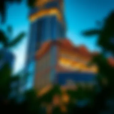 Architectural Marvel of Paramount Tower Stunning exterior view of Paramount Tower Hotel and Residences