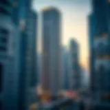 Modern high-rise buildings in Dubai