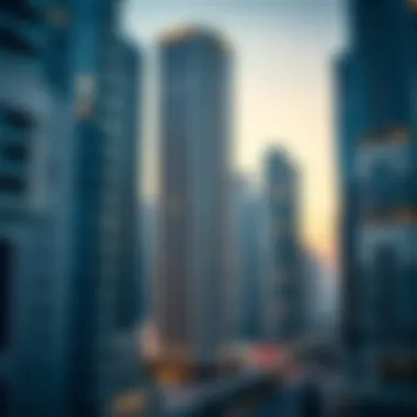 Modern High-Rise Living in Dubai Modern high-rise buildings in Dubai