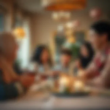 Family Gatherings Reflecting the Spirit of Public Holidays Family gathering during public holiday celebrations