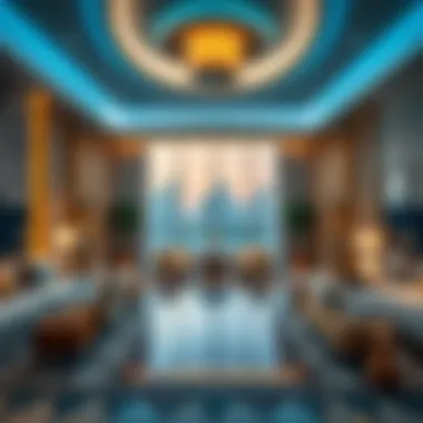 Luxurious Interiors of قطار هيلز مول Luxurious interior spaces of قطار هيلز مول highlighting modern amenities