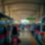 Bustling Ras Al Khaimah Bus Station Ras Al Khaimah bus station view