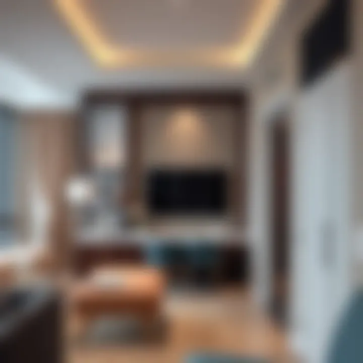 Stylish Apartment Interior Interior of a stylish apartment in Al Warqa for rent