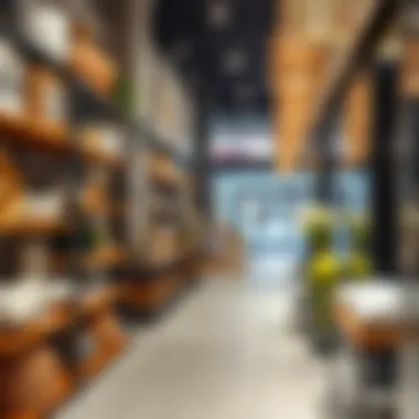 Stylish Home Goods Selection at Sahara Center Home goods and decor items elegantly arranged in a retail space