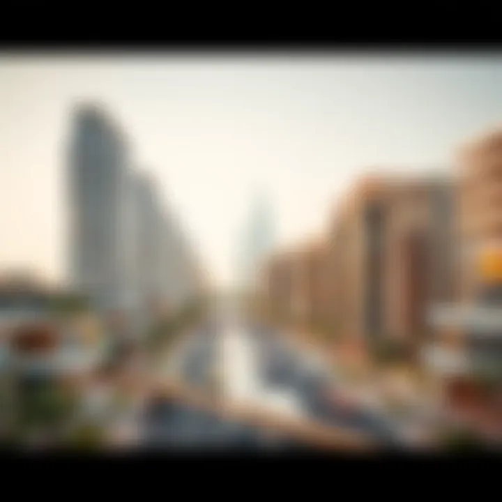 Investment Opportunities in Dubai A collage of investment opportunities in Dubai's real estate market.