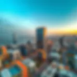 Aerial view of Dubai's skyline showcasing Shoba Realty projects
