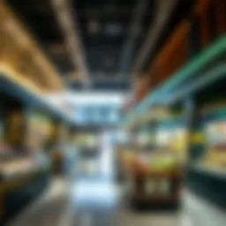 Interior view showcasing the elegance and ambiance of Spinneys Mercato