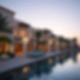 Architectural elegance of Sur la Mer Townhouses