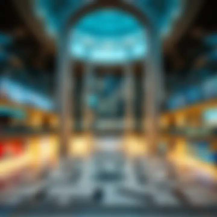 Stunning Interior Architecture of DWTC Interior view showcasing the architectural design of DWTC