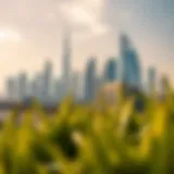 Dubai skyline showcasing modern architecture