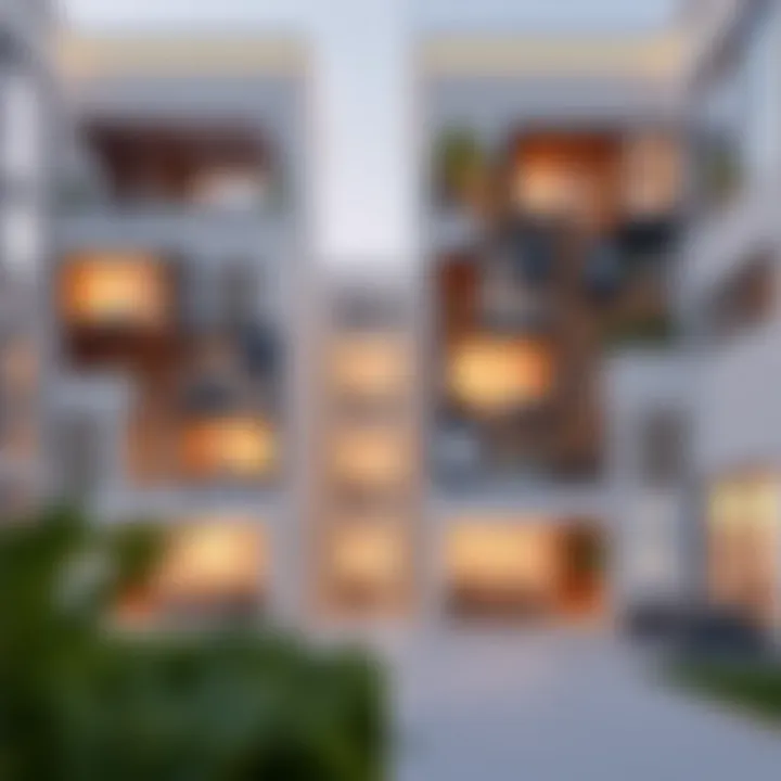 A layout comparison of different residential configurations in Tilal Al Furjan