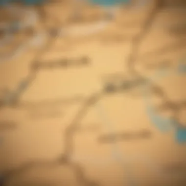 Route Map Map showcasing the route from Dubai to Al Ain